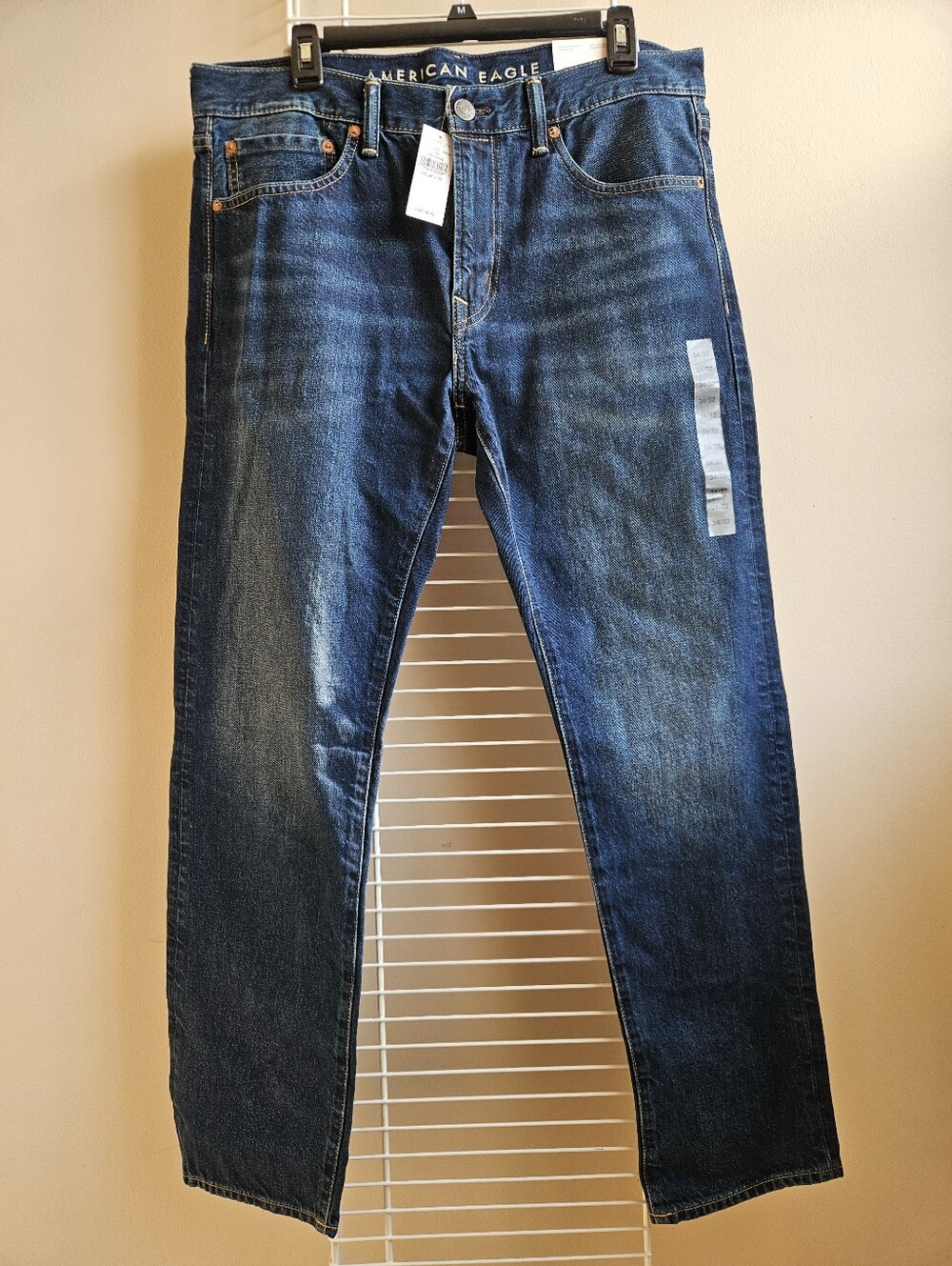 American Eagle Original Straight Jeans In Dark Wash 34/32